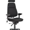 Kontorsstol Sverigestolen 814XL, ergonomisk, svart