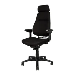 Kontorsstol Sverigestolen 814XL, ergonomisk, svart