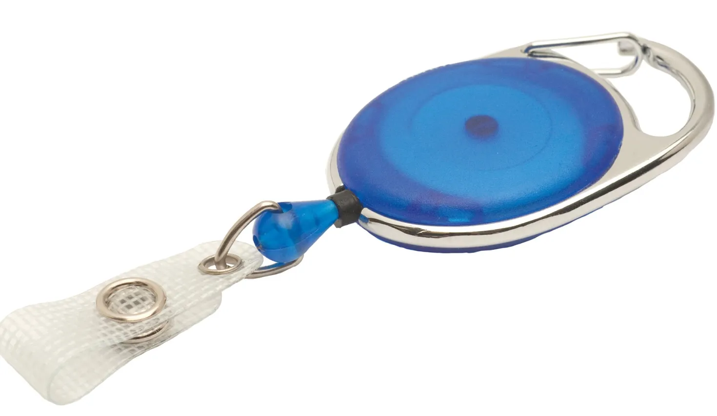 Korthållare Yoyo CardKeep Design, blå, 80 cm lina, 10 st