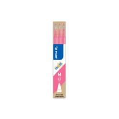 Kulpatron Pilot Frixion Clicker/LX Raderbar, rosa, 0,7 mm, 3 st