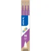 Kulpatron Pilot Frixion Clicker Raderbar, lila, 0,7 mm, 3 st
