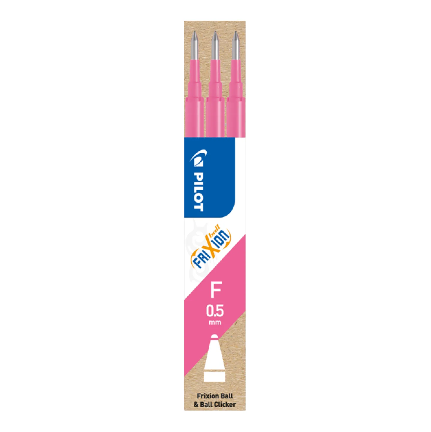 Kulpatron Pilot Frixion Point Clicker, rosa, 3 st