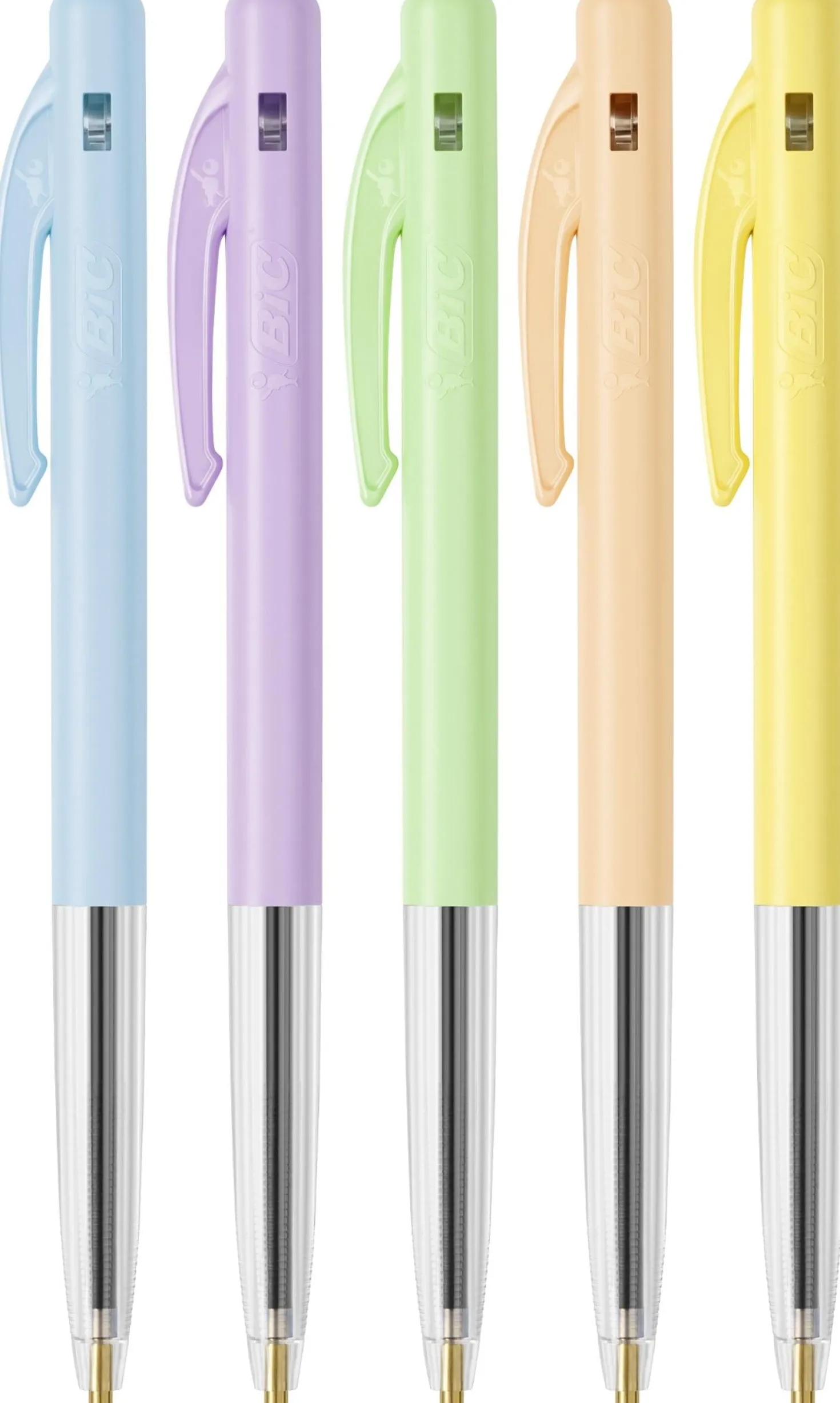 Kulpenna Bic M10 Clic M pastellfärger