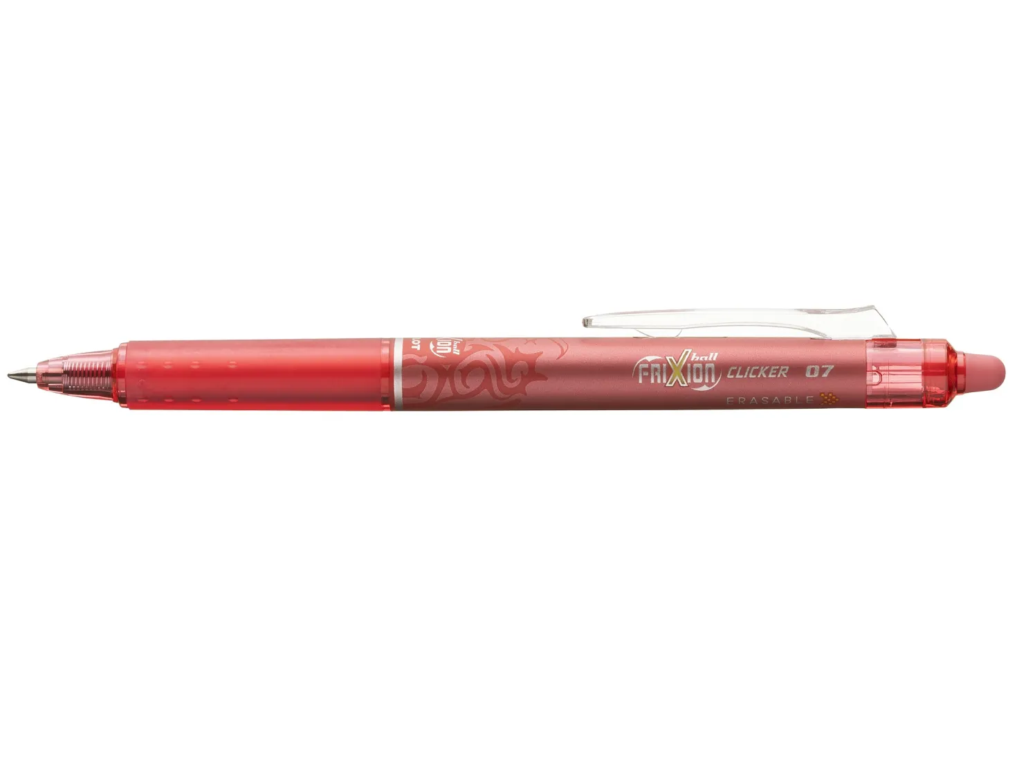 Kulpenna Pilot Frixion Clicker Raderbar, coral pink, 0,7 mm