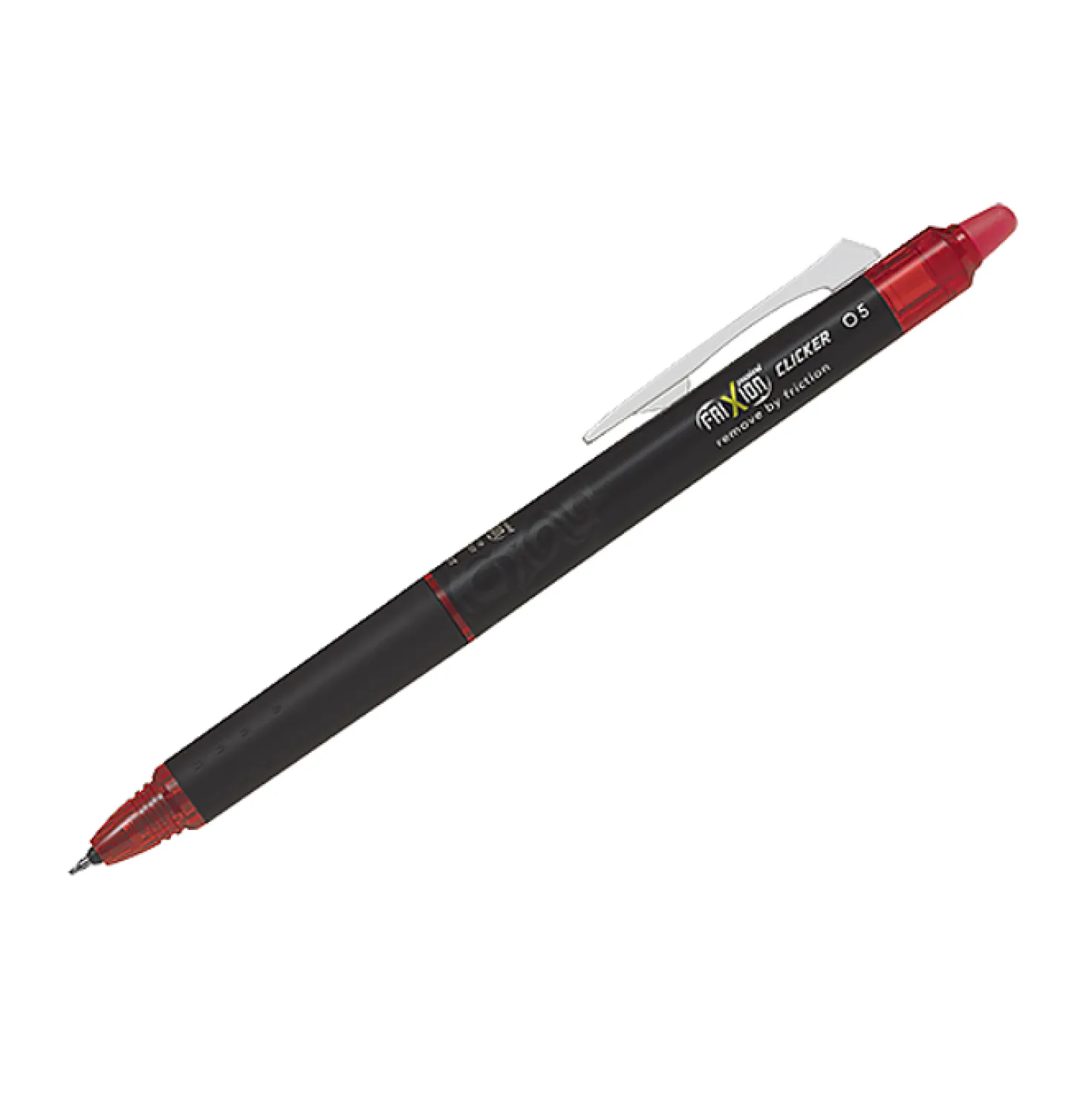 Kulpenna Pilot FriXion Point Clicker, raderbar, röd, 0,5 mm