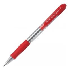 Kulpenna Pilot Super Grip F, röd, påfyllningsbar
