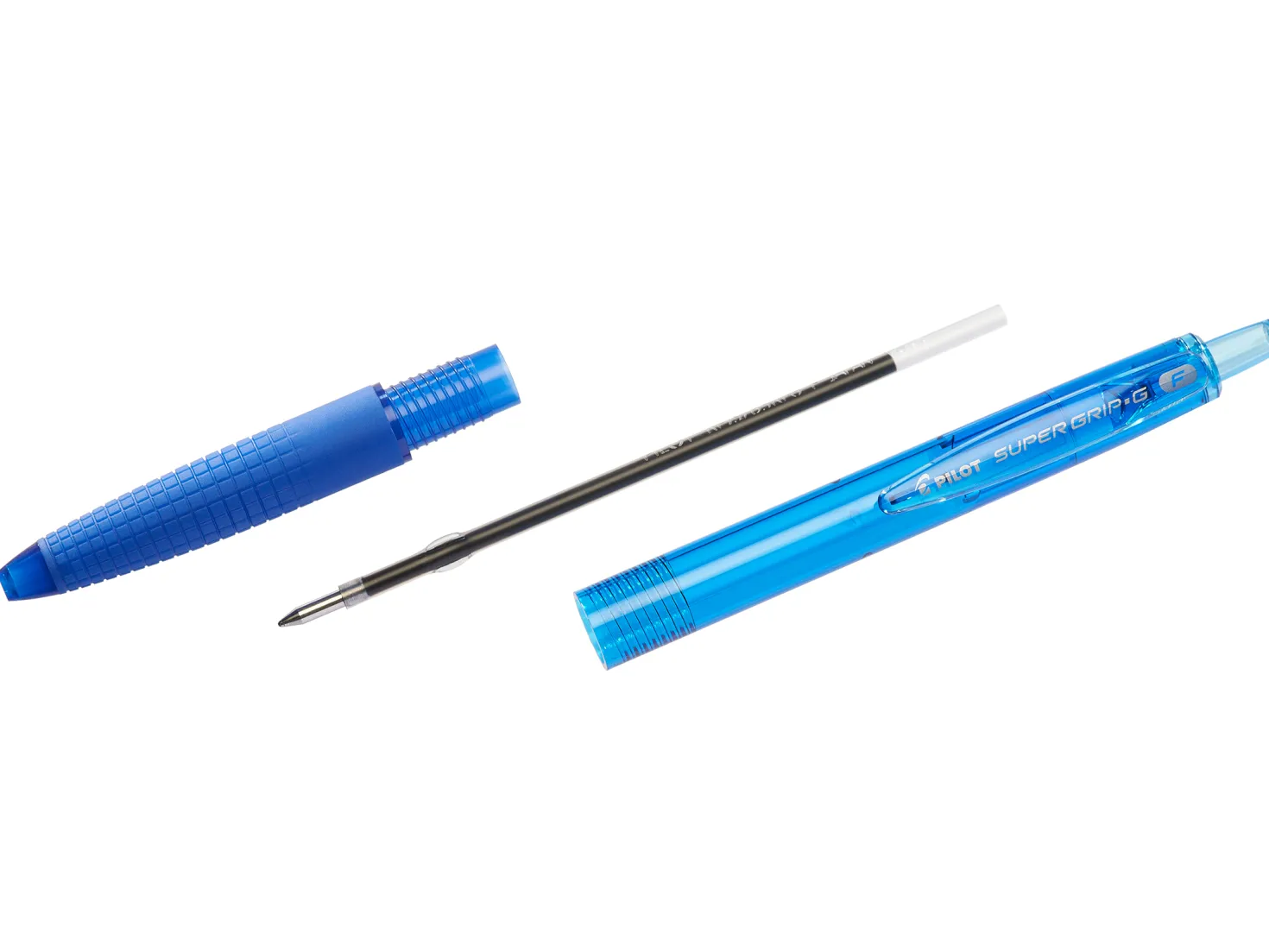 Kulpenna Pilot Super Grip G F, blå, påfyllningsbar