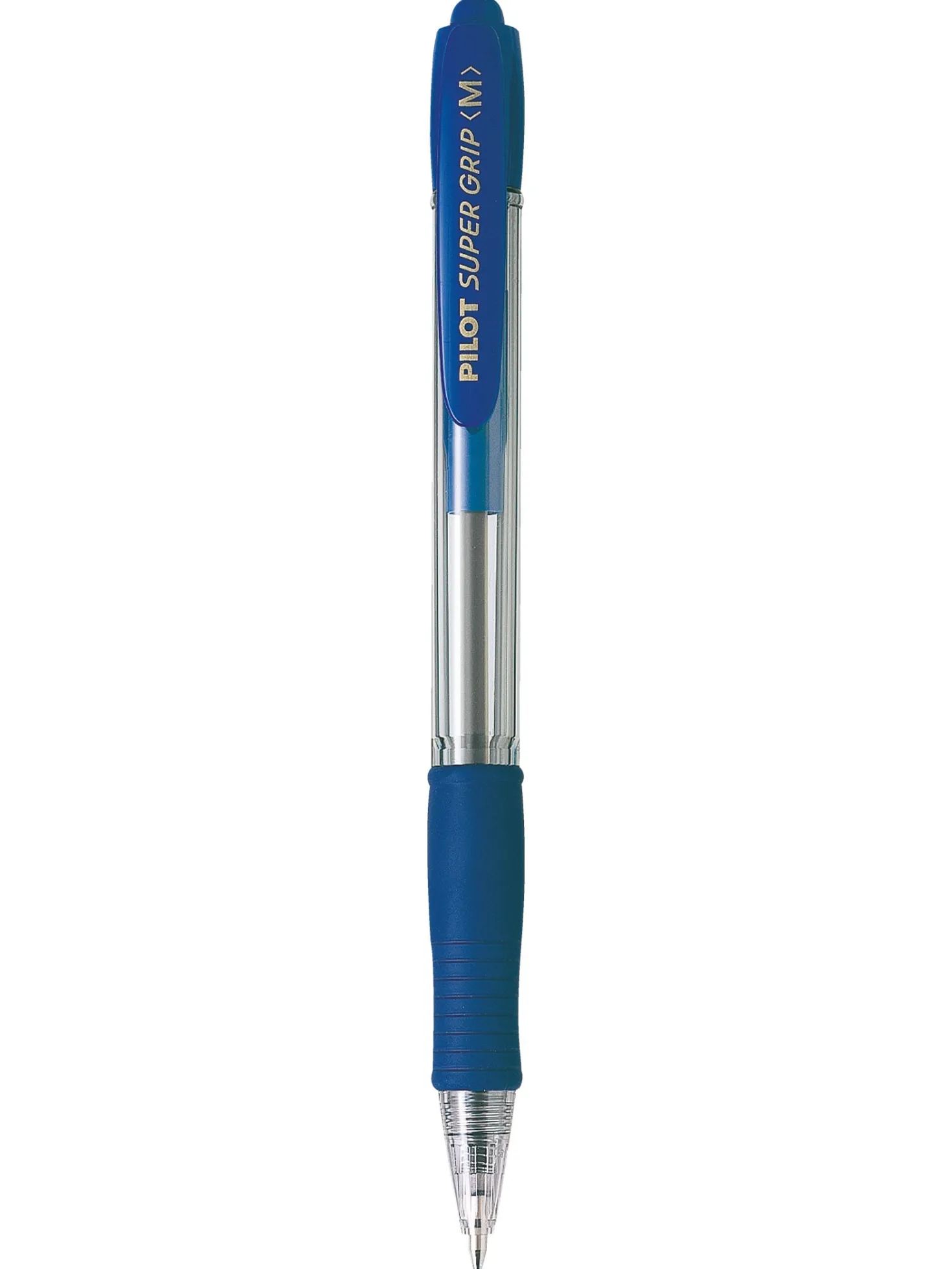 Kulpenna Pilot Super Grip M, blå, klickmekanism