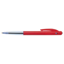 Kulspetspenna Bic M10 Clic, röd, dokumentäkta, 1,0 mm