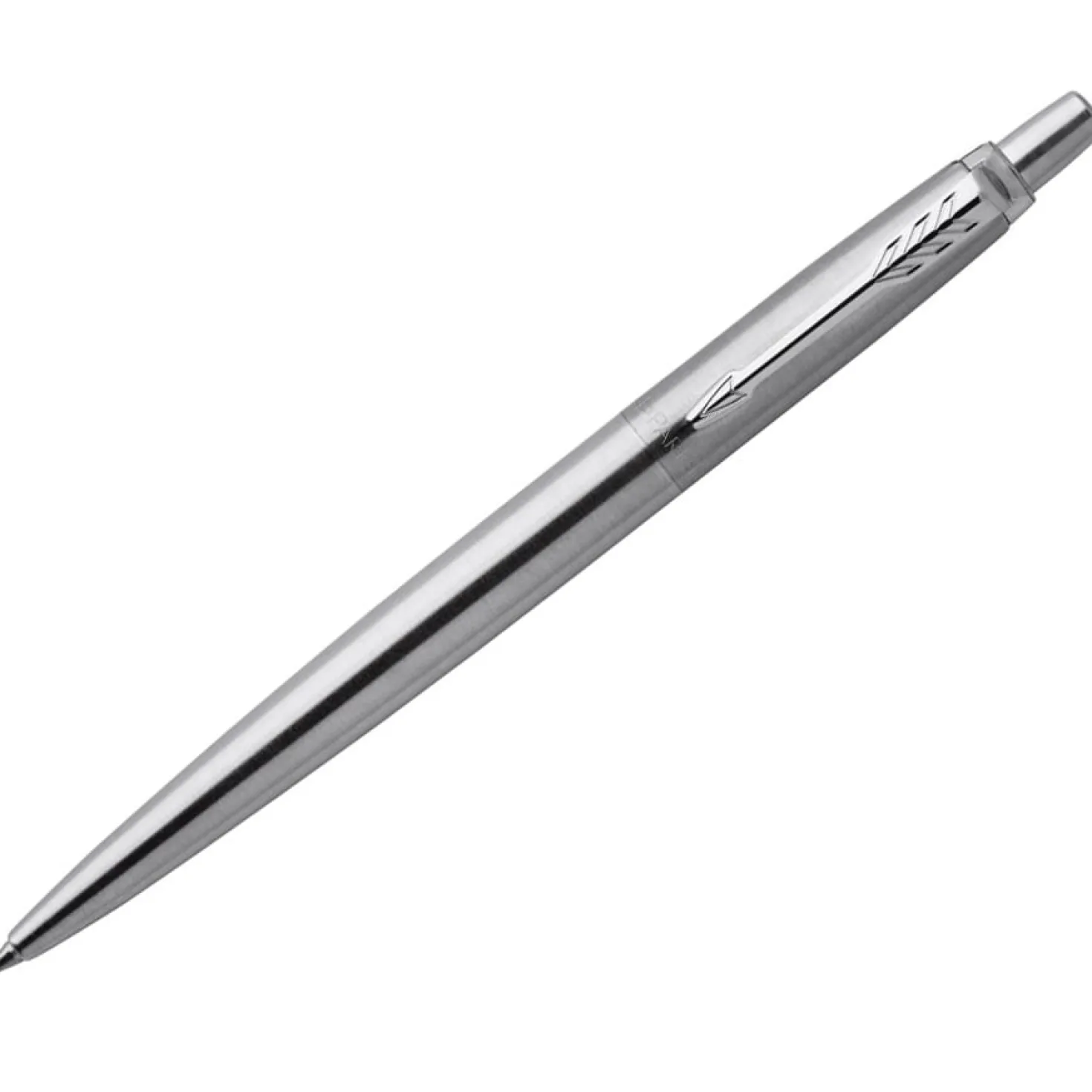 Kulspetspenna Parker Jotter M Steel, silver, blå patron