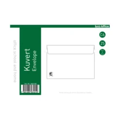 Kuvert C5 BNT Office Konsument Peel & Seal, vit, 50 st