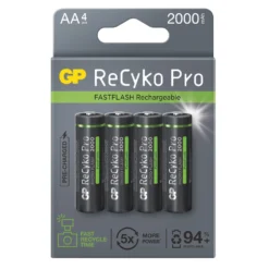 Laddbart batteri GP ReCyko+ Pro AA 2000 mAh