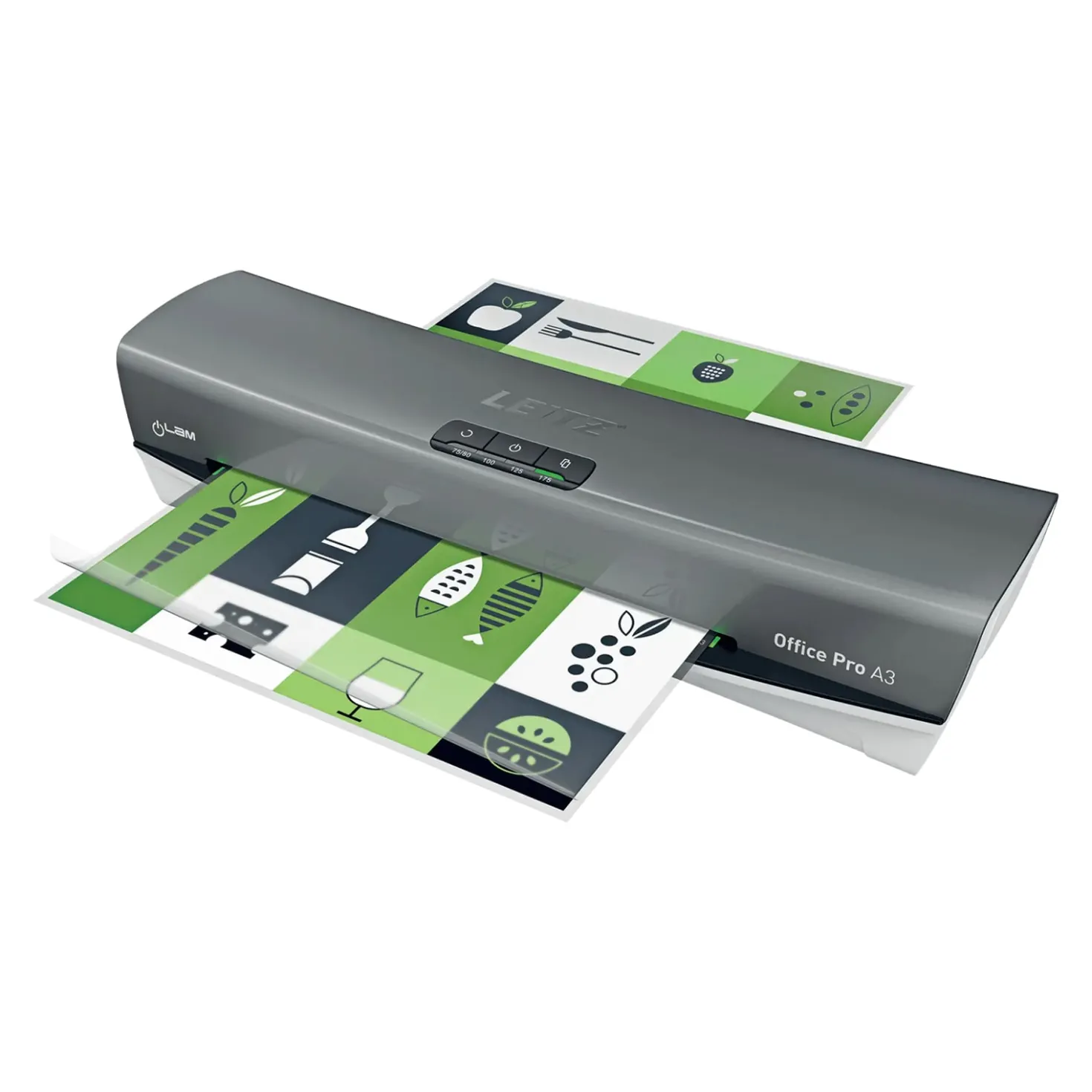 Lamineringsmaskin Leitz iLAM Office Pro, A3, silver