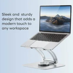 Laptopställ Desire2 Supreme Dual Pivot Plus, silver, 10-17,3 tum