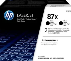 LaserJet 87X black toner dualpack