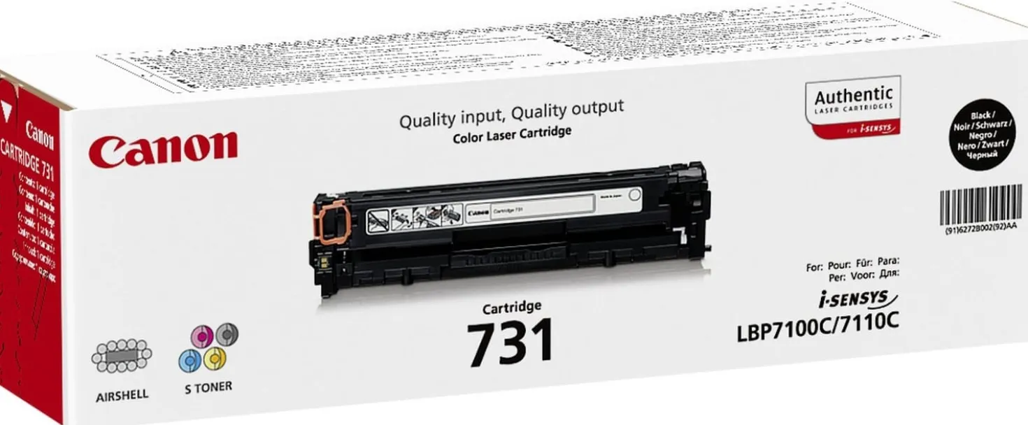 Lasertoner Canon CRG731 Svart