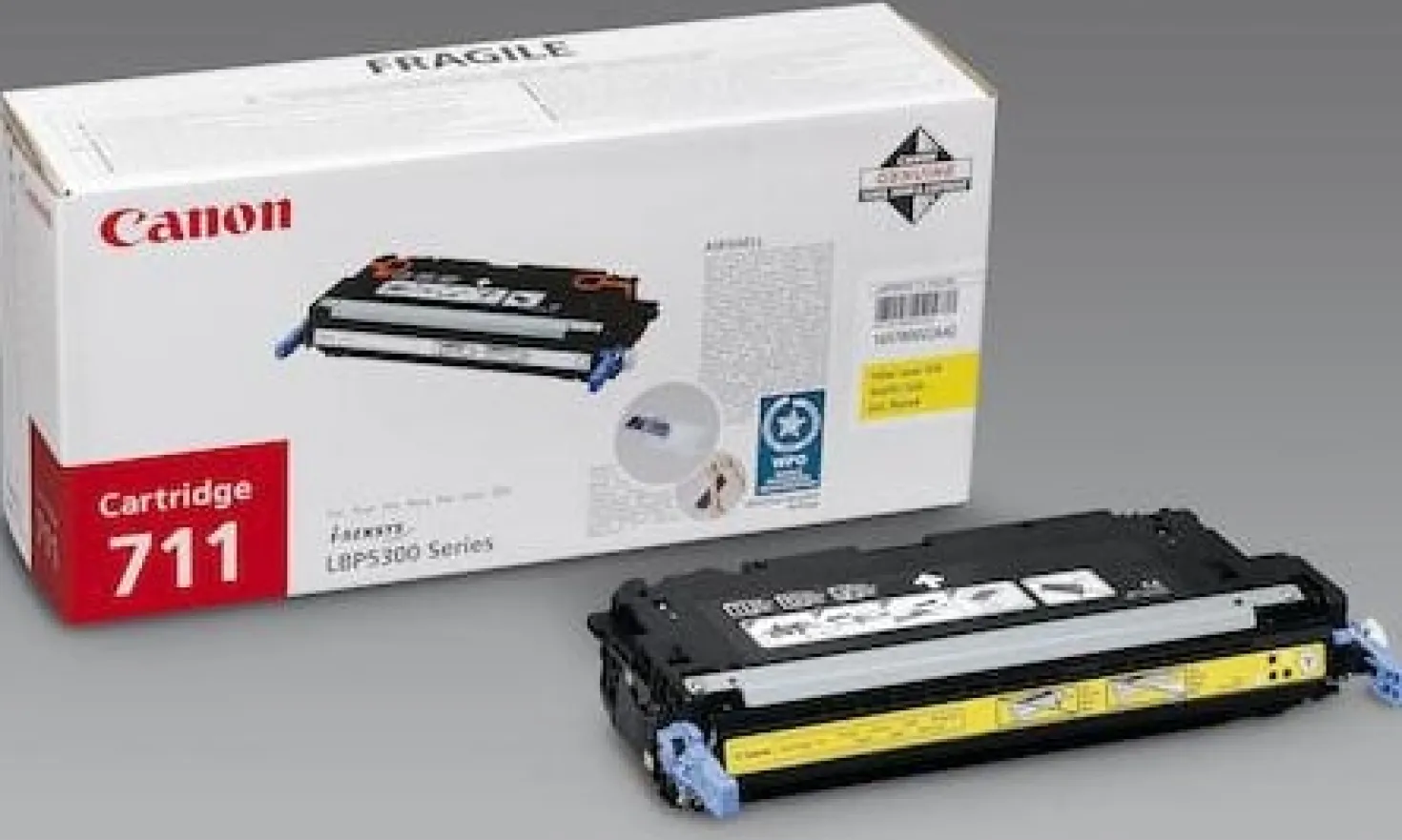 Lasertoner Canon 711 gul
