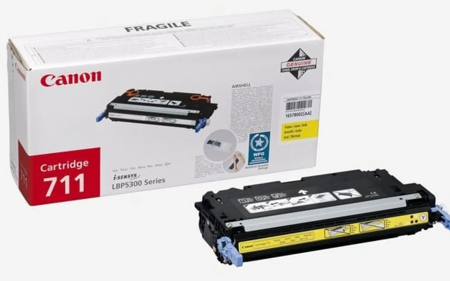 Lasertoner Canon 711 gul