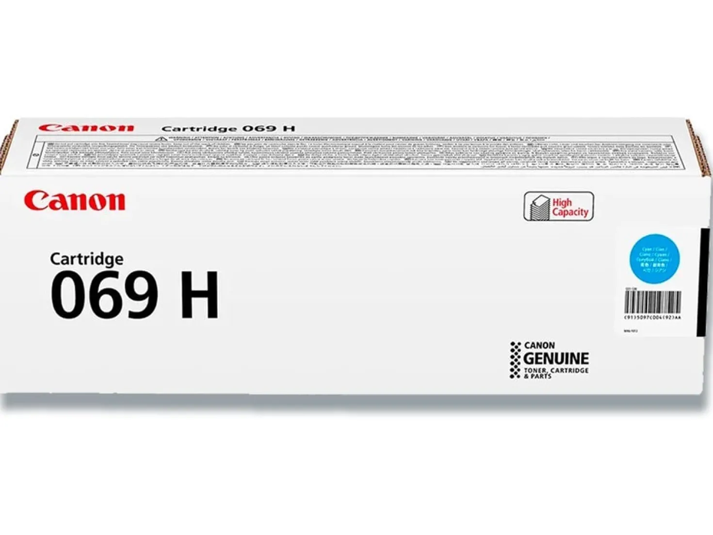 Lasertoner Canon 069 H C cyan