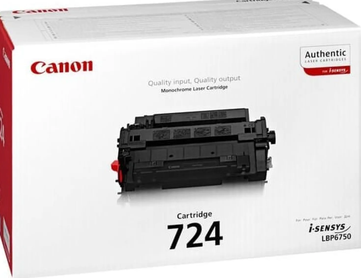 Lasertoner Canon Svart CRG 724