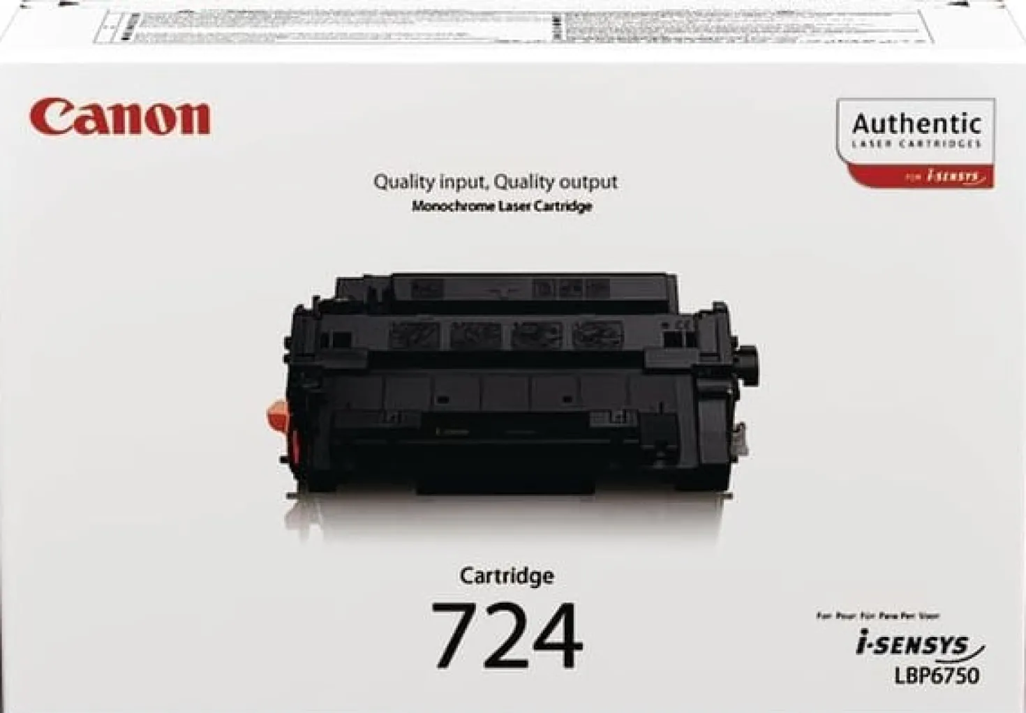 Lasertoner Canon Svart CRG 724