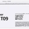 Lasertoner Canon T09 cyan