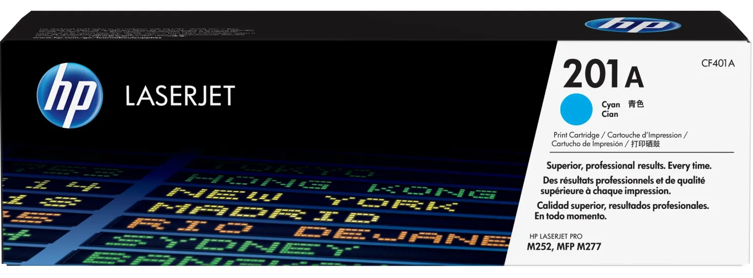 Lasertoner HP 201A cyan