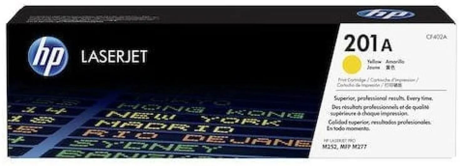 Lasertoner HP 201A gul