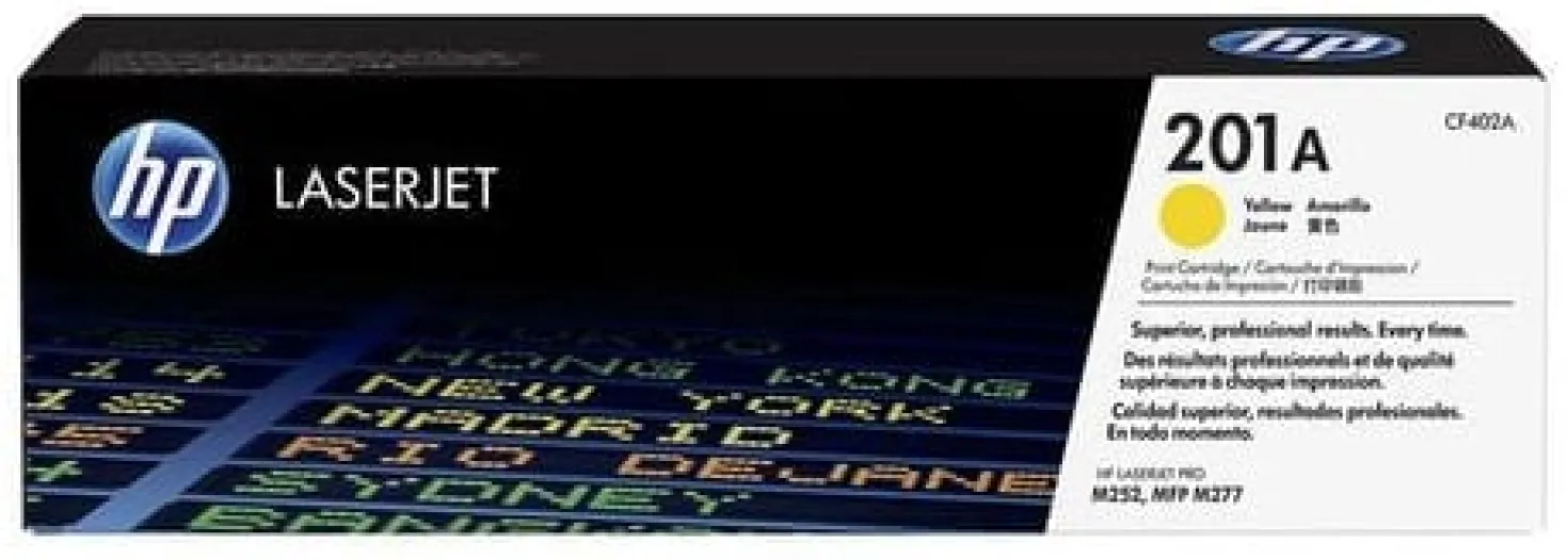 Lasertoner HP 201A gul