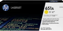 Lasertoner HP 651A gul