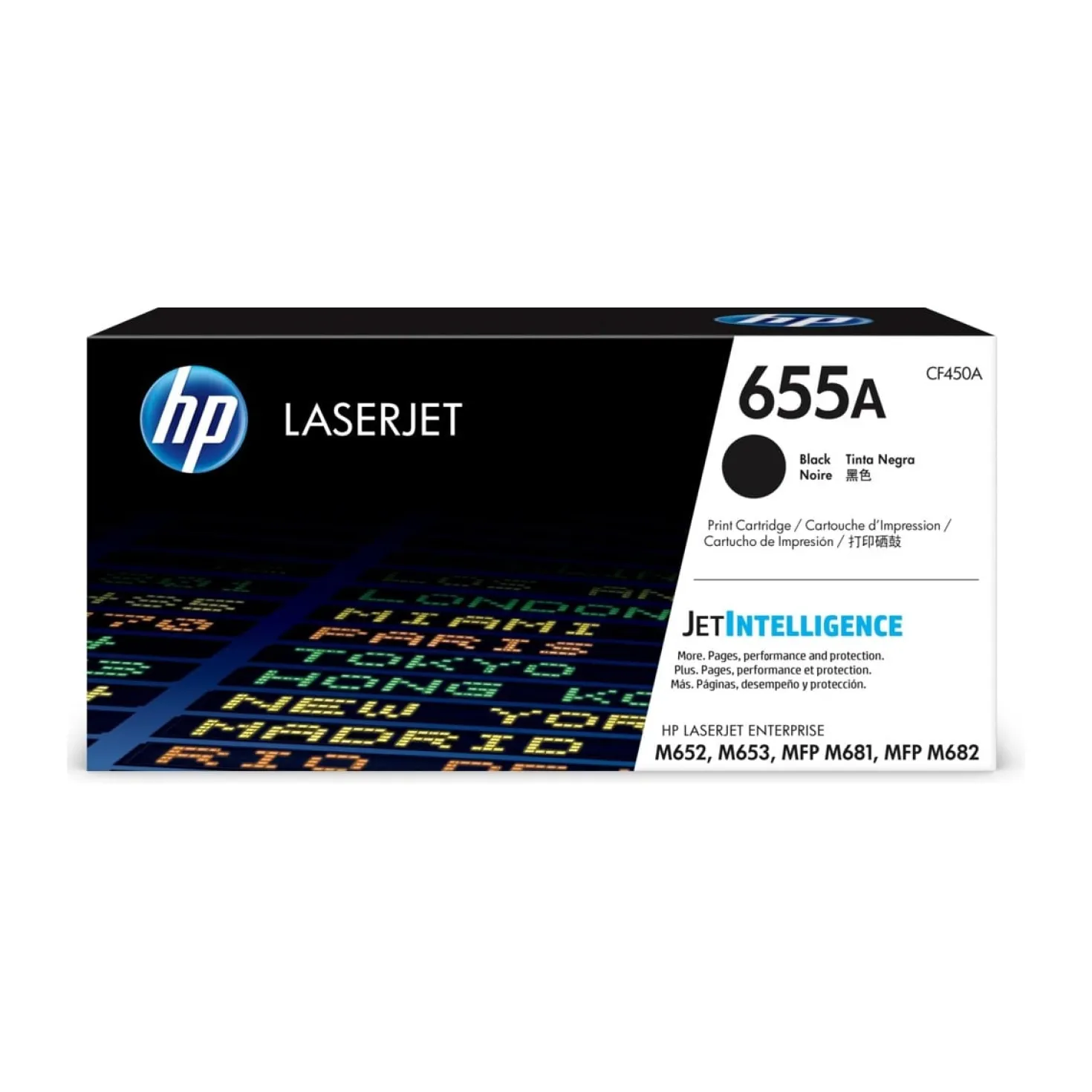 Lasertoner HP 655A M681/M682-serien svart