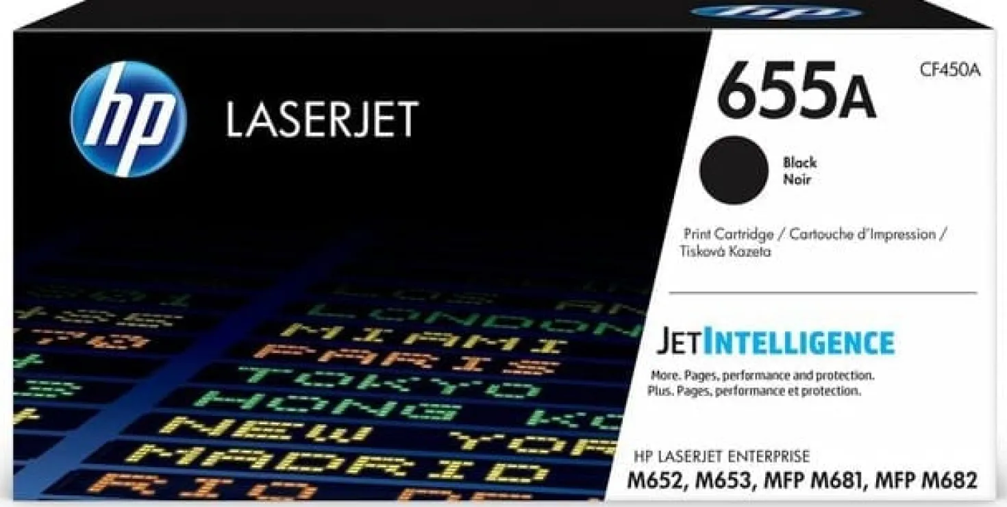 Lasertoner HP 655A M681/M682-serien svart