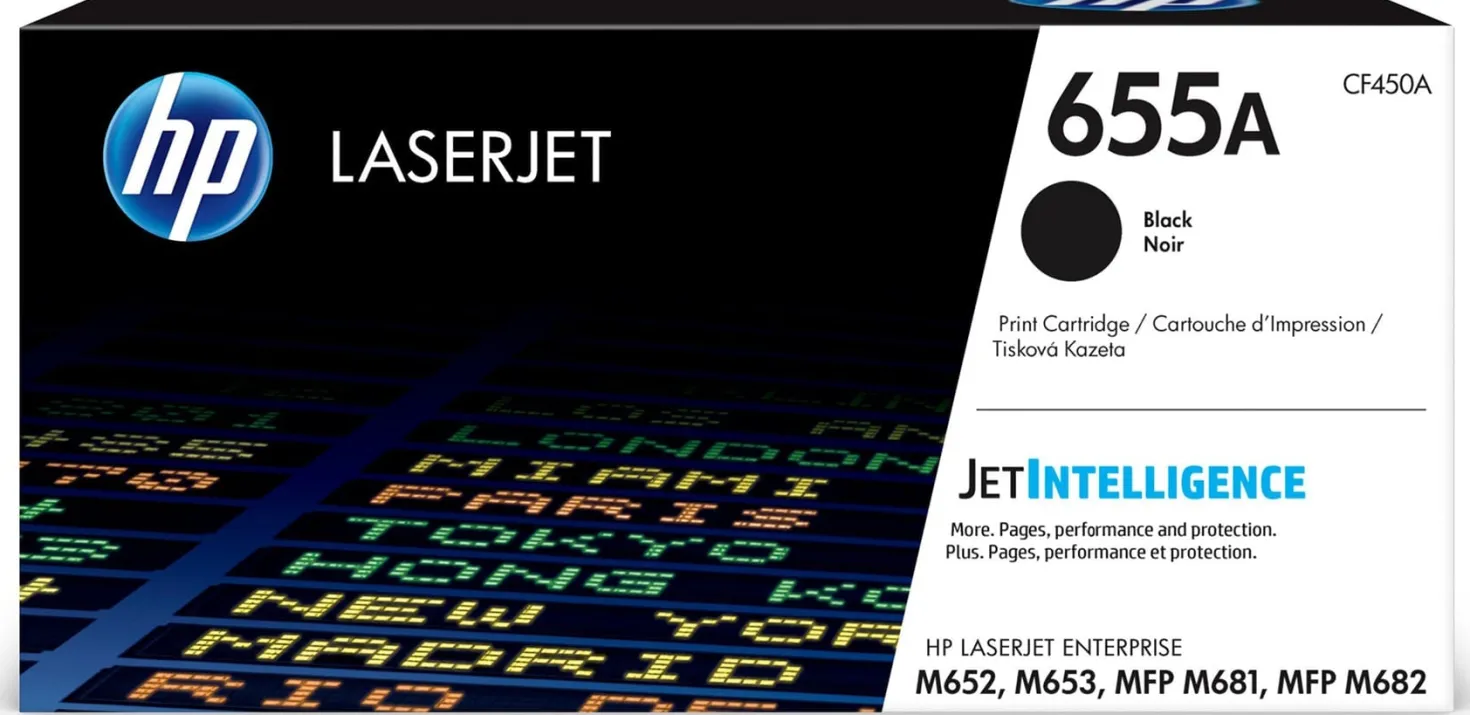 Lasertoner HP 655A M681/M682-serien svart