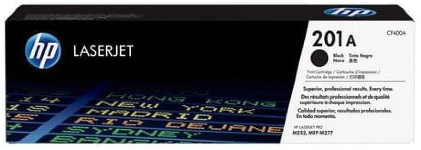 Lasertoner HP 201A svart