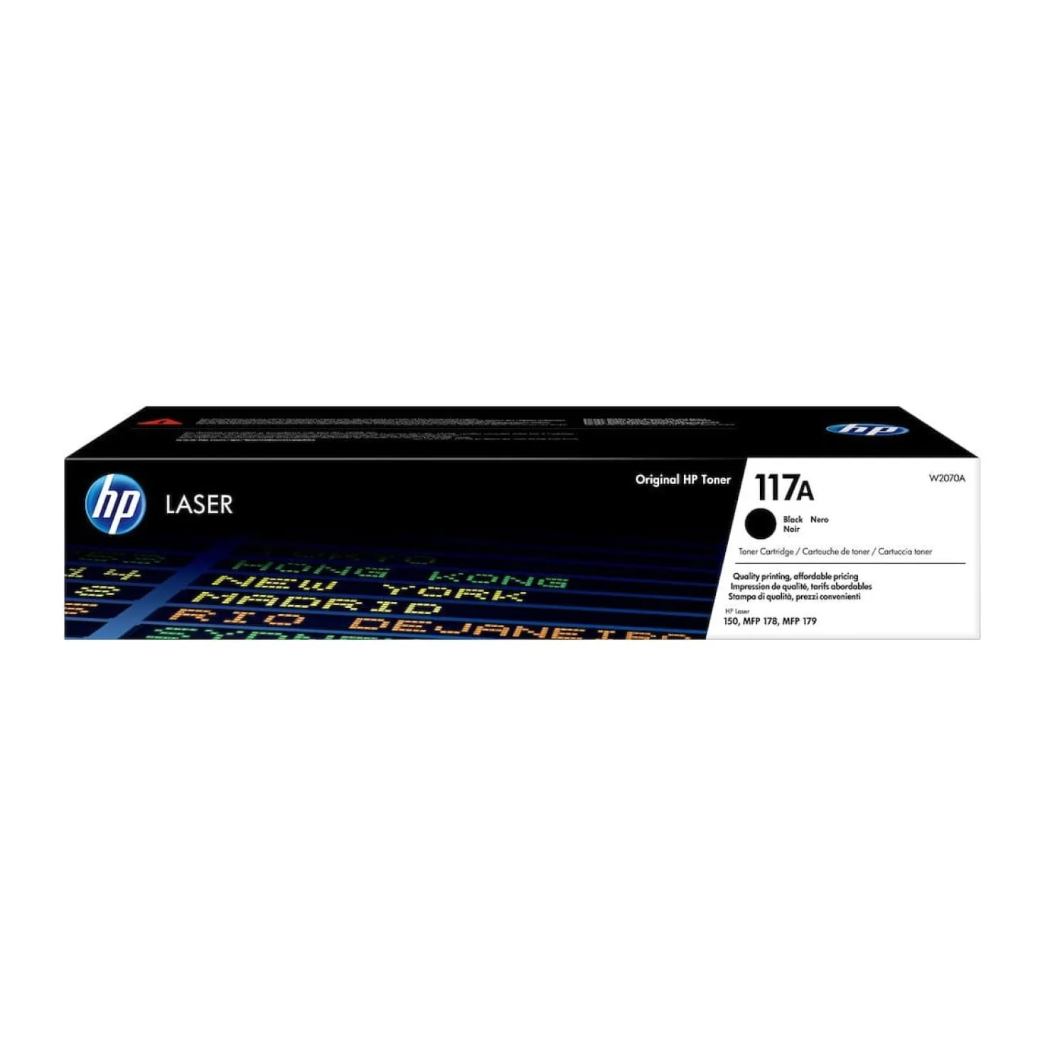 Lasertoner HP 117A svart