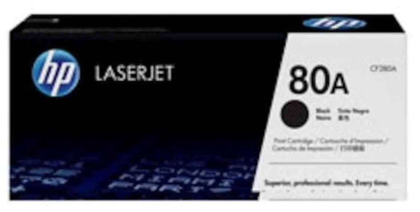 Lasertoner HP 80A svart