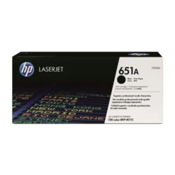 Lasertoner HP 651A svart