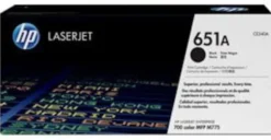 Lasertoner HP 651A svart