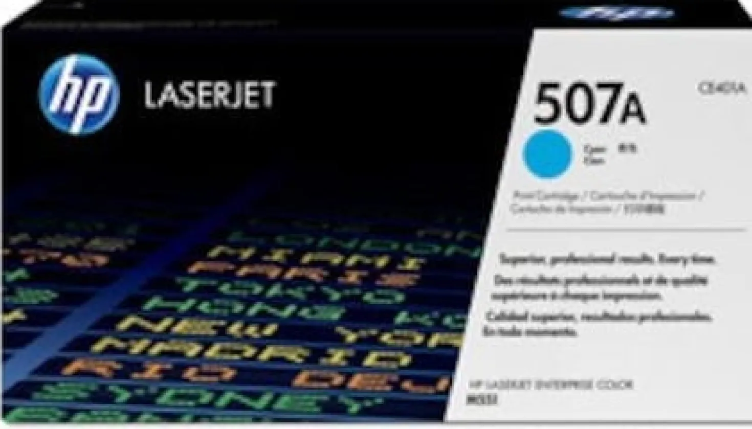 Lasertoner HP CE401A/507A cyan