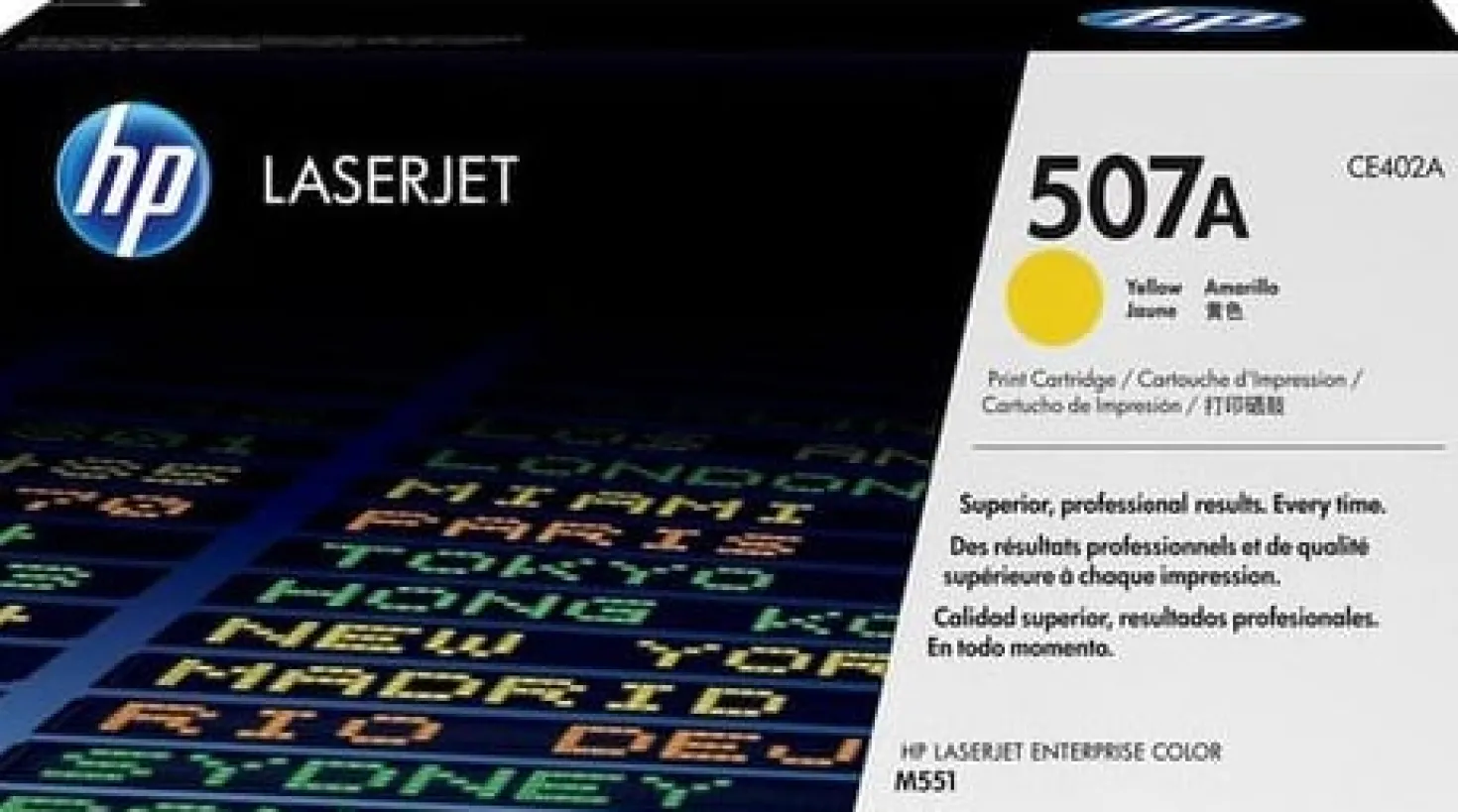 Lasertoner HP CE402A/507A gul