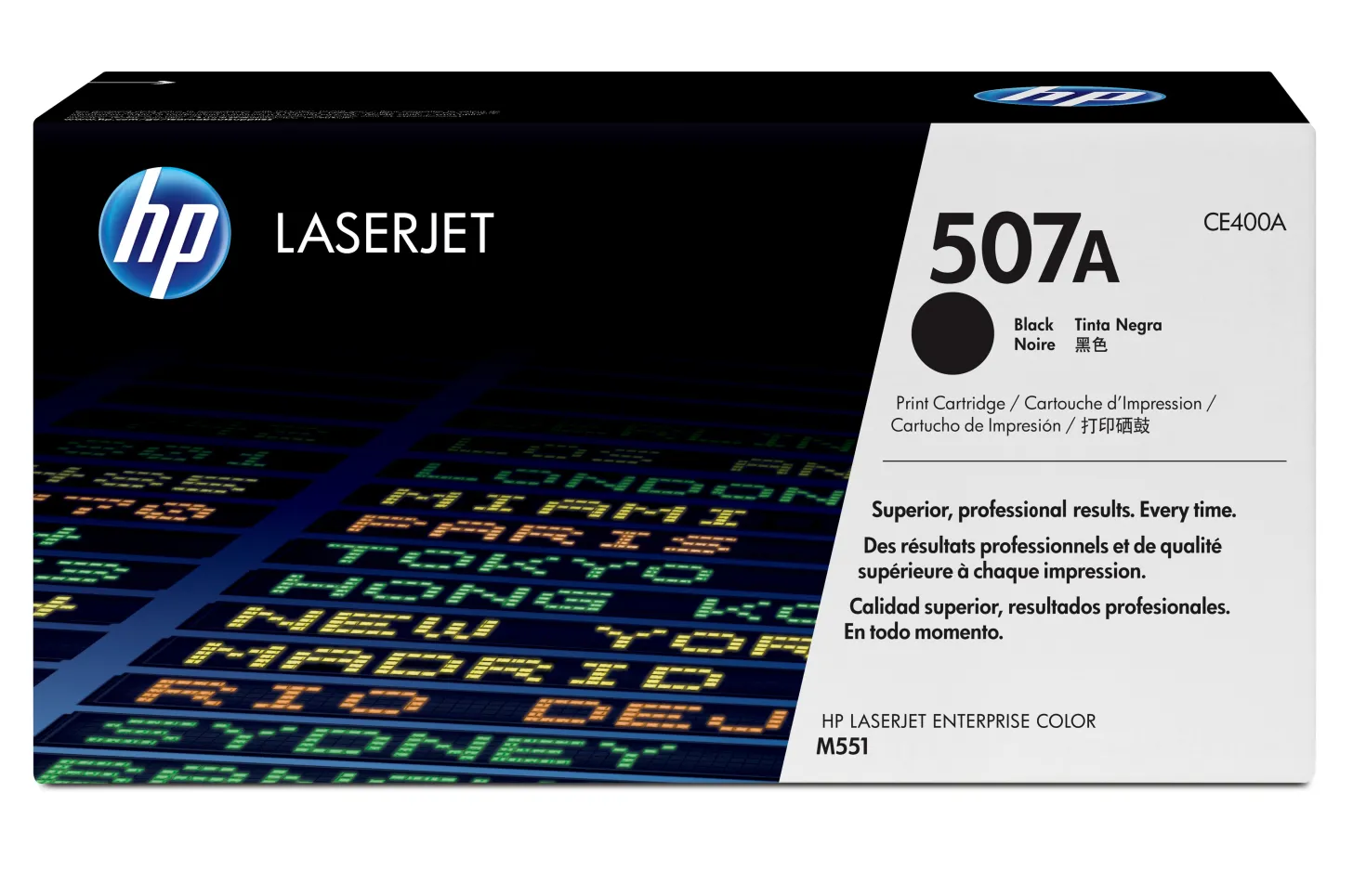 Lasertoner HP CE400A/507A svart
