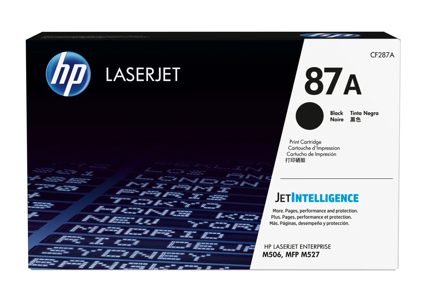 Lasertoner HP CF287A 87A 9K svart