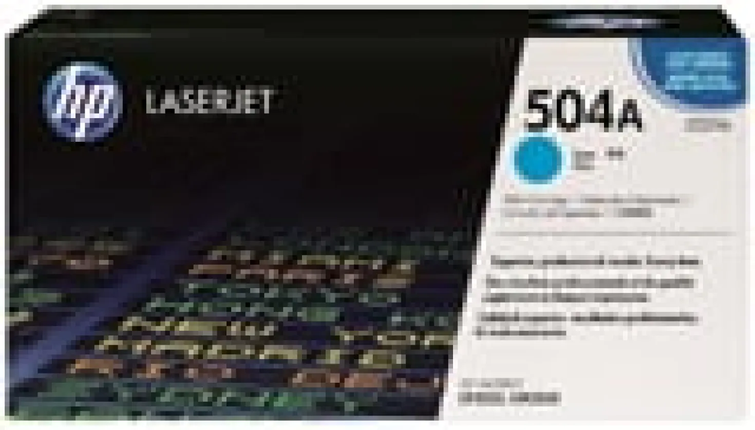 Lasertoner HP no 504A CE251A cyan