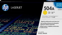 Lasertoner HP no 504A CE252A gul