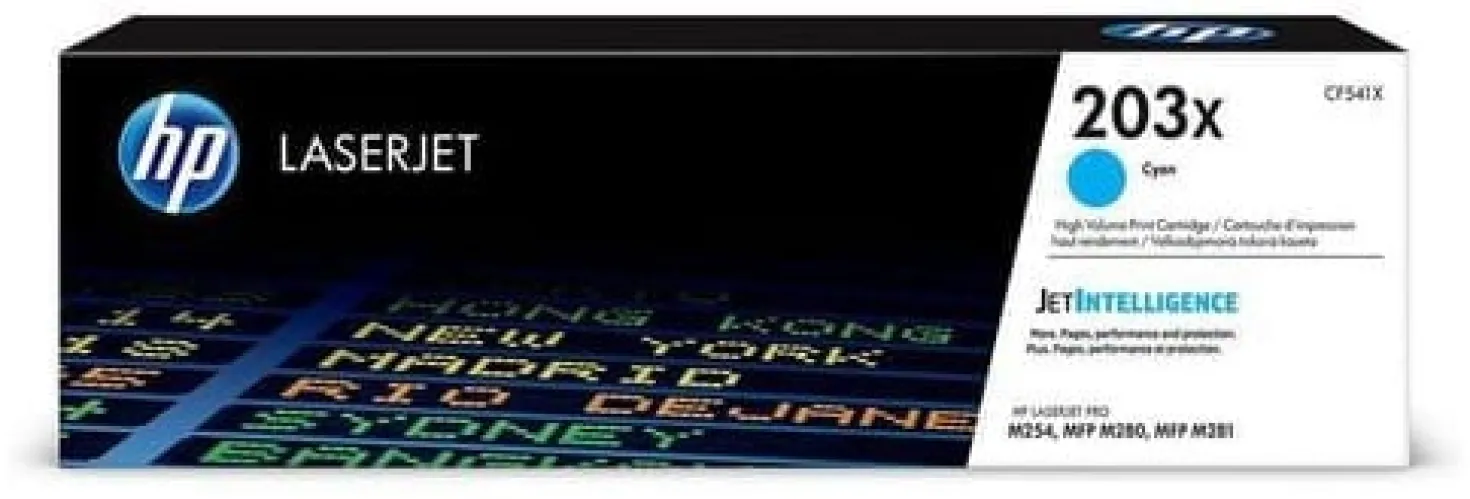 Lasertoner HP 203X cyan