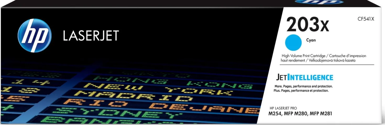 Lasertoner HP 203X cyan