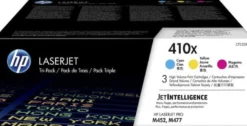 Lasertoner HP 410X cyan/magenta/gul Multipack