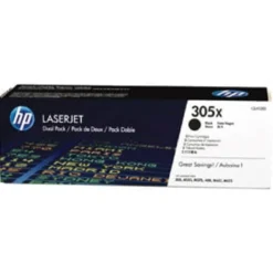 Lasertoner HP 305X dual-pack svart