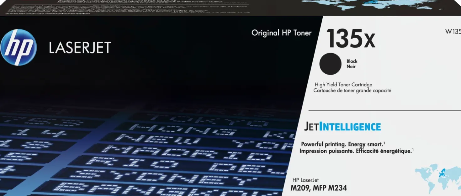 Lasertoner HP 135X svart