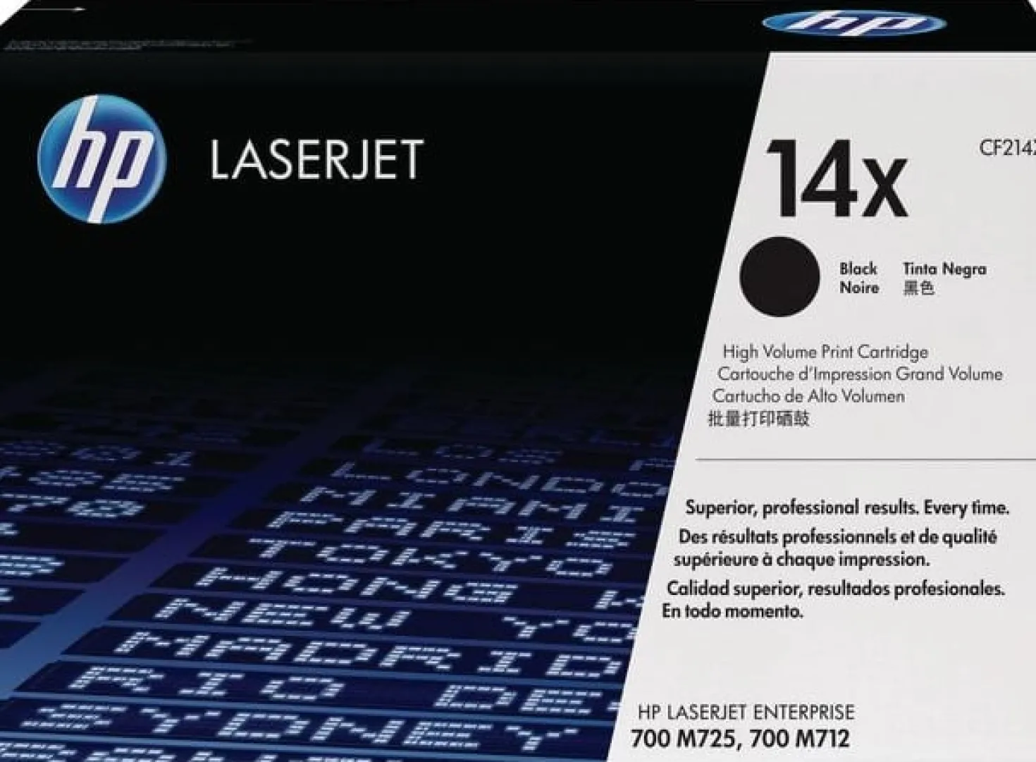 Lasertoner HP 14X Svart